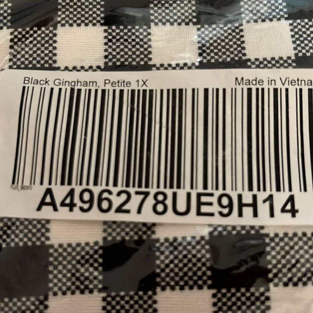 Gingham pattern capris - Picture 6 of 6